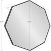 image:imageKate and Laurel Rhodes MidCentury Octagon Mirror 3075 x 3075 Black Modern Geometric Wall Decor