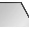 image:imageKate and Laurel Rhodes Modern Hexagon Wall Mirror 31 x 22 Dark Silver Chic Geometric Wall MirrorBlack