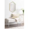 image:imageKate and Laurel Rhodes Modern Hexagon Wall Mirror 31 x 22 Dark Silver Chic Geometric Wall MirrorGold