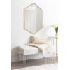 image:imageKate and Laurel Rhodes Modern Hexagon Wall Mirror 31 x 22 Dark Silver Chic Geometric Wall MirrorGold