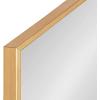 image:imageKate and Laurel Rhodes Modern Hexagon Wall Mirror 31 x 22 Dark Silver Chic Geometric Wall MirrorGold