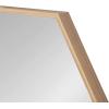 image:imageKate and Laurel Rhodes Modern Hexagon Wall Mirror 31 x 22 Dark Silver Chic Geometric Wall MirrorNatural
