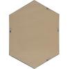 image:imageKate and Laurel Rhodes Modern Hexagon Wall Mirror 31 x 22 Dark Silver Chic Geometric Wall MirrorSilver
