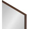 image:imageKate and Laurel Rhodes Modern Hexagon Wall Mirror 31 x 22 Dark Silver Chic Geometric Wall MirrorWalnut Brown