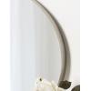 image:imageKate and Laurel Rollo Modern Oval Metal Framed Mirror 20x30 Gold Decorative Contemporary Mirror Decor for WallSilver