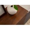 image:imageKate and Laurel Semsa Modern Fluted TwoDoor Wall Cabinet 30 x 10 x 14 Walnut Brown Decorative Storage Cabinet for Use as Floating Nightstand or Floating TV Shelf