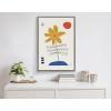 image:imageKate and Laurel Sylvie Dancing with Flowers Framed Canvas Wall Art by Kelly Knaga 18x24 Natural Colorful Floral Art for WallGray