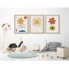 image:imageKate and Laurel Sylvie Dancing with Flowers Framed Canvas Wall Art by Kelly Knaga 18x24 Natural Colorful Floral Art for WallNatural