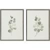 image:imageKate and Laurel Sylvie Eucalyptus 4a amp Eucalyptus 4b Framed Canvas Wall Art Set by Maja Mitrovic of Makes My Day Happy 2 Piece 18x24 Gold Chic Greenery Wall DcorGray