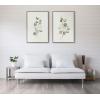 image:imageKate and Laurel Sylvie Eucalyptus 4a amp Eucalyptus 4b Framed Canvas Wall Art Set by Maja Mitrovic of Makes My Day Happy 2 Piece 18x24 Gold Chic Greenery Wall DcorGray