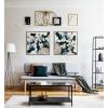 image:imageKate and Laurel Sylvie Gilded Watercolor Framed Canvas Wall Art by Amy Lighthall 30 x 30 Gray Modern Abstract Statement Piece for Living Room Bedroom Entryway OfficeGray