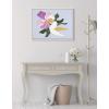 image:imageKate and Laurel Sylvie How to Soar Framed Canvas Wall Art by Maggie Stephenson 18x24 White Timeless Figural FloralWhite