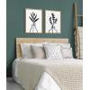 image:imageKate and Laurel Sylvie Modern Botanical Vases Framed Canvas Wall Art Set by The Creative Bunch Studio 2 Piece 18x24 Natural Contemporary Plant Art for Wall