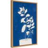 image:imageKate and Laurel Sylvie Night Blooms Framed Canvas Wall Art by Teju Reval 18x24 Natural BotanicalInspired Wall Decor