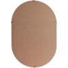image:imageKate and Laurel Travis Modern Capsule Wall Mirror 20 x 30 White Chic Geometric Wall Hanging Mirror for Display