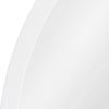image:imageKate and Laurel Travis Modern Capsule Wall Mirror 20 x 30 White Chic Geometric Wall Hanging Mirror for Display