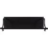 image:imageKate and Laurel Walters Modern 3Tier Hanging Shelf 21 x 32 Black Decorating Wall Mounted Storage Shelf for WallBlack