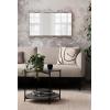 image:imageKate and Laurel Wriggle Modern Scalloped Rectangle Mirror 24 x 36 Black Decorative Wavy Mirror with Unique Rippled Edge for Use as Contemporary Bathroom Vanity Mirror