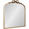image:imageKate and Laurel Arendahl Antique Ornate Ribbon Arched Mirror 19 x 29 Gold Decorative BaroqueStyle Vintage Arch Mirror with Ornamental Ribbon for Kids Room or Dorm Room Decor30L x 28W