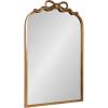 image:imageKate and Laurel Arendahl Antique Ornate Ribbon Arched Mirror 19 x 29 Gold Decorative BaroqueStyle Vintage Arch Mirror with Ornamental Ribbon for Kids Room or Dorm Room Decor29L x 19W