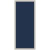 image:imageKate and Laurel Framed Fabric Pinboard 18 x 42 Printed Linen Classic Bulletin Board for Use as a Vision Board or Wall Organization Florence Silver Frame