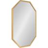 image:imageKate and Laurel Laverty Glam Oblong Octagon Framed Mirror 24 x 36 Gold Contemporary Geometric Wall DecorGold