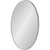 image:imageKate and Laurel Rollo Modern Oval Metal Framed Mirror 20x30 Gold Decorative Contemporary Mirror Decor for WallSilver