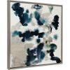 image:imageKate and Laurel Sylvie Gilded Watercolor Framed Canvas Wall Art by Amy Lighthall 30 x 30 Gray Modern Abstract Statement Piece for Living Room Bedroom Entryway OfficeGray