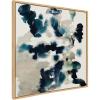 image:imageKate and Laurel Sylvie Gilded Watercolor Framed Canvas Wall Art by Amy Lighthall 30 x 30 Gray Modern Abstract Statement Piece for Living Room Bedroom Entryway OfficeNatural