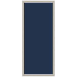 image:imageKate and Laurel Framed Fabric Pinboard 18 x 42 Printed Linen Classic Bulletin Board for Use as a Vision Board or Wall Organization Florence Silver Frame