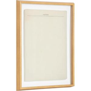 image:imageKate and Laurel Framed Glass Dry Erase Art Vintage Notes Whiteboard for Wall by The Creative Bunch Studio 18 x 24 Blake Natural Frame Modern Dry Erase Art for Wall Decor