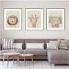 image:imageKate and Laurel Baby Animal Portrait 3 Piece Framed Wall Art Print Set by The Creative Bunch Studio Belmont Distress White Whimsical Kid Art for Wall Decor