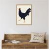 image:imageKate and Laurel Farm Rooster Framed Canvas Wall Art by Hannah Beisang 18 x 24 Sylvie Natural Rustic Farmhouse Animals Americana Art for Wall Decor Living Room Bedroom