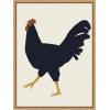 image:imageKate and Laurel Farm Rooster Framed Canvas Wall Art by Hannah Beisang 18 x 24 Sylvie Natural Rustic Farmhouse Animals Americana Art for Wall Decor Living Room Bedroom