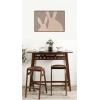 image:imageKate and Laurel Framed Canvas Wall Art Print Bunny Mama and Baby II by Alicia Abla 33 x 23 Sylvie Walnut Frame Whimsical Animal Art for Wall Decor
