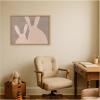 image:imageKate and Laurel Framed Canvas Wall Art Print Bunny Mama and Baby by Alicia Abla 24 x 18 Sylvie Natural Frame Whimsical Kid Art for Wall Decor