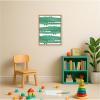 image:imageKate and Laurel Framed Canvas Wall Art Print Chomp Chomp Crocodile by Alicia Abla 18 x 24 Sylvie Natural Frame Whimsical Kid Art for Wall Decor
