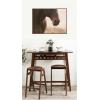 image:imageKate and Laurel Framed Canvas Wall Art Print Dusty by Crystal Lynn Collins 38 x 28 Sylvie Walnut Frame Rustic Farmhouse Animal Art for Wall DecorSylvie Beaded Dark Gold