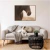 image:imageKate and Laurel Framed Canvas Wall Art Print Dusty by Crystal Lynn Collins 38 x 28 Sylvie Walnut Frame Rustic Farmhouse Animal Art for Wall DecorSylvie Walnut