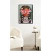 image:imageKate and Laurel Framed Canvas Wall Art Print In The Garden With Antheia by Charlotte Brindley 18 x 24 Sylvie Dark Gold Frame Whimsical Animal Art for Wall DecorSylvie Beaded Black