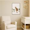 image:imageKate and Laurel Framed Canvas Wall Art Print Leopard II by July Art Prints 23 x 33 Sylvie Dark Gold Frame Whimsical Animal Art for Wall Decor