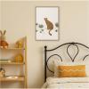 image:imageKate and Laurel Framed Canvas Wall Art Print Leopard II by July Art Prints 23 x 33 Sylvie Dark Gold Frame Whimsical Animal Art for Wall Decor
