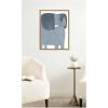 image:imageKate and Laurel Framed Canvas Wall Art Print Mr Elephant by Alicia Abla 18 x 24 Sylvie Natural Frame Whimsical Animal Art for Wall Decor