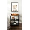 image:imageKate and Laurel Framed Canvas Wall Art Print Polar Bear by Madeline Jeppesen 18 x 24 Sylvie Walnut Frame Whimsical Animal Art for Wall DecorSylvie Walnut