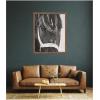 image:imageKate and Laurel Framed Wall Art Print Black Horse by Emiko and Mark Franzen F2 Images 33 x 41 Svelte Noir Black Frame Rustic Farmhouse Animal Art for Wall DecorWoodgrain Stripe Chocolate
