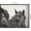image:imageKate and Laurel Framed Wall Art Print Black Horses by Emiko and Mark Franzen F2 Images 41 x 33 Svelte Noir Black Frame Rustic Farmhouse Animal Art for Wall DecorSvelte Noir Black