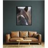 image:imageKate and Laurel Framed Wall Art Print Black and White Horse by Emiko and Mark Franzen F2 Images 33 x 41 Svelte Noir Black Frame Rustic Farmhouse Animal Art for Wall DecorSvelte Noir Black