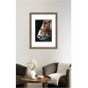 image:imageKate and Laurel Framed Wall Art Print Chestnut Horse by Mary Sparrow 27 x 35 Pia Medium Brown Narrow Frame Rustic Farmhouse Animal Art for Wall DecorPia Medium Brown Narrow