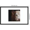 image:imageKate and Laurel Framed Wall Art Print Cow Close by Emiko and Mark Franzen F2 Images 33 x 21 Svelte Noir Black Frame Rustic Farmhouse Animal Art for Wall DecorSvelte Noir Black