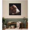 image:imageKate and Laurel Framed Wall Art Print Cow Profile by Emiko and Mark Franzen F2 Images 33 x 21 Svelte Noir Black Frame Rustic Farmhouse Animal Art for Wall DecorSvelte Noir Black